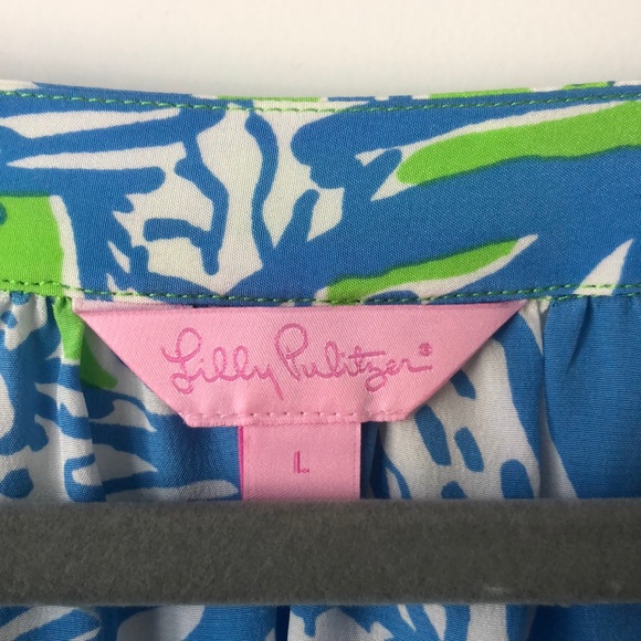 Silk Lilly Pulitzer Top - Picture 3 of 4